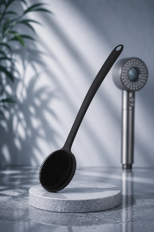PuraClear Reach – Brosse Exfoliante Dos Manche Long