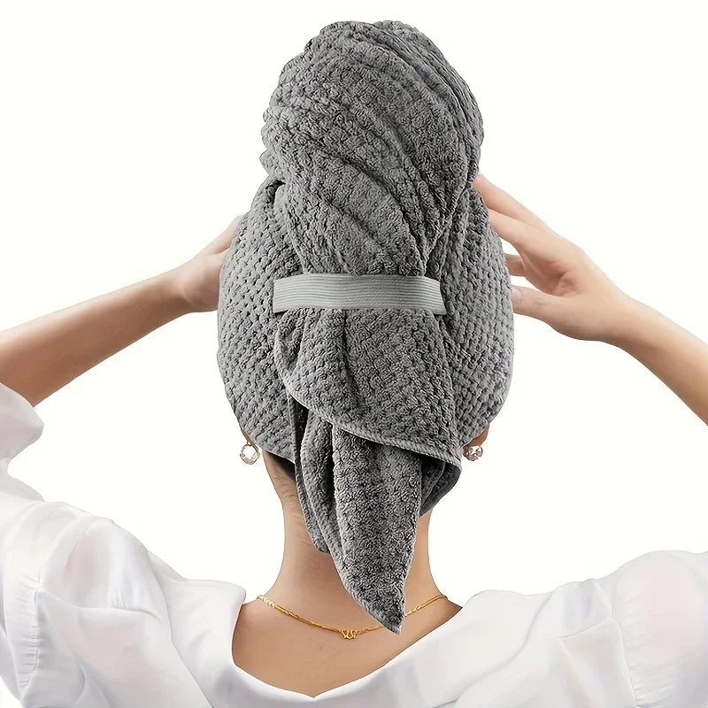 Serviette Microfibre Cheveux Turban PuraClear