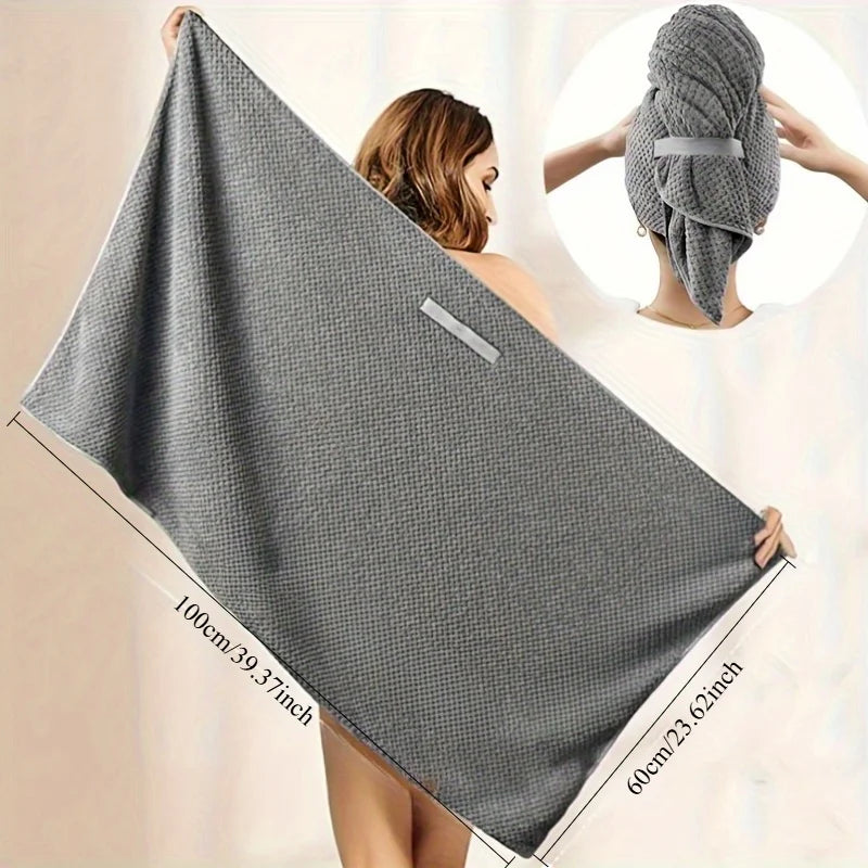 Serviette Microfibre Cheveux Turban PuraClear